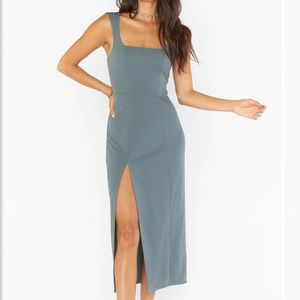 Show Me Your Mu Mu Midi Dusty Sage. NWT